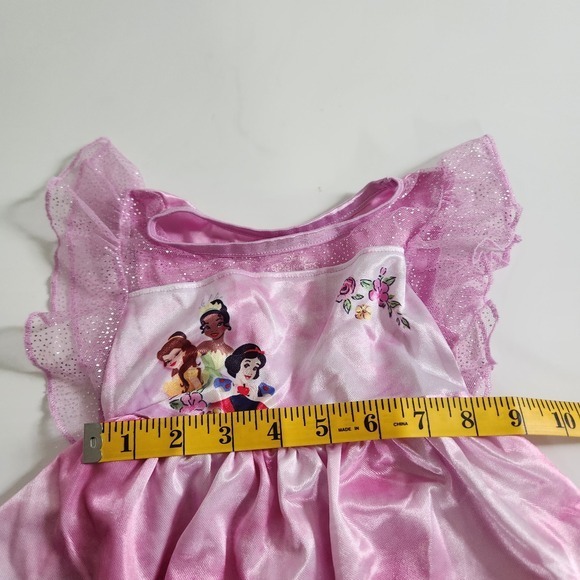 Disney Princess Toddler Girls 3T High-Low Hem dress Nightgown - Picture 4 of 9